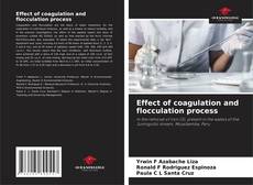 Effect of coagulation and flocculation process kitap kapağı