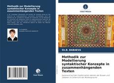 Couverture de Methodik zur Modellierung syntaktischer Konzepte in zusammenhängenden Texten