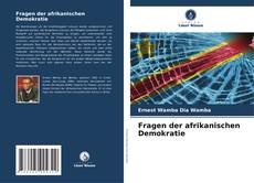 Buchcover von Fragen der afrikanischen Demokratie