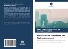 Capa do livro de Masterarbeit II in Finanzen und Risikomanagement 