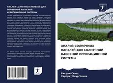 Copertina di АНАЛИЗ СОЛНЕЧНЫХ ПАНЕЛЕЙ ДЛЯ СОЛНЕЧНОЙ НАСОСНОЙ ИРРИГАЦИОННОЙ СИСТЕМЫ