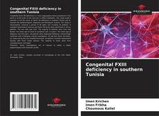 Bookcover of Congenital FXIII deficiency in southern Tunisia