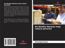 Buchcover von Do Weekly Markets help reduce poverty?