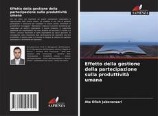 Portada del libro de Effetto della gestione della partecipazione sulla produttività umana