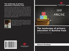 Bookcover of The landscape of primary education in Burkina Faso