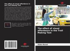 Buchcover von The effect of visual affordance in the Trail Making Test