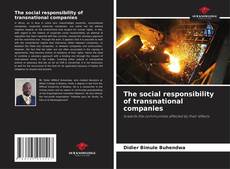 The social responsibility of transnational companies的封面