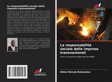 Couverture de La responsabilità sociale delle imprese transnazionali