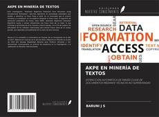 Buchcover von AKPE EN MINERÍA DE TEXTOS