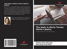 Capa do livro de The body in Maria Teresa Horta's poetry 