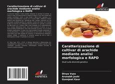 Portada del libro de Caratterizzazione di cultivar di arachide mediante analisi morfologica e RAPD