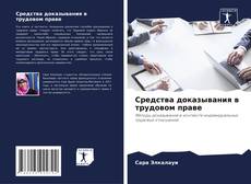 Средства доказывания в трудовом праве kitap kapağı