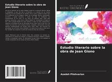 Buchcover von Estudio literario sobre la obra de Jean Giono