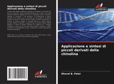 Couverture de Applicazione e sintesi di piccoli derivati della chinolina