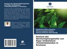 Analyse der Wertschöpfungskette von Piper Umbellatum (Tshilombolombo) in Kinshasa kitap kapağı