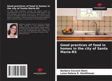 Portada del libro de Good practices of food in homes in the city of Santa Maria-RS
