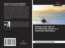 Capa do livro de Nature and role of overflowing shoal in a maritime boundary 