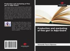 Capa do livro de Production and marketing of fine gari in Adja-Ouèrè 