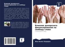 Buchcover von Влияние донорского финансирования на свободу слова