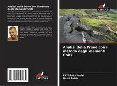Copertina di Analisi delle frane con il metodo degli elementi finiti