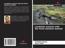 Buchcover von Landslide analysis with the finite element method