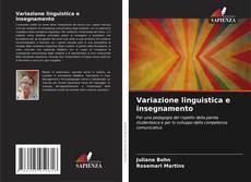 Variazione linguistica e insegnamento kitap kapağı