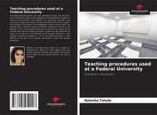Capa do livro de Teaching procedures used at a Federal University 