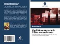 Capa do livro de Konfliktmanagement in Bildungsumgebungen 