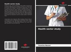 Capa do livro de Health sector study 