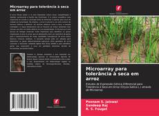 Microarray para tolerância à seca em arroz kitap kapağı