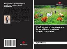 Couverture de Performance management in small and medium-sized companies