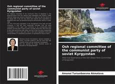 Osh regional committee of the communist party of soviet Kyrgyzstan kitap kapağı