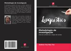 Couverture de Metodologia de investigação