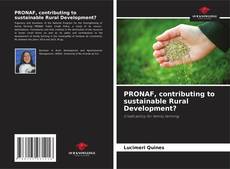 Bookcover of PRONAF, contributing to sustainable Rural Development?