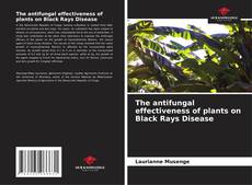 Bookcover of The antifungal effectiveness of plants on Black Rays Disease
