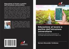 Buchcover von Educazione al lavoro a partire dall'istruzione universitaria