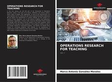 Capa do livro de OPERATIONS RESEARCH FOR TEACHING 