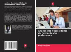 Capa do livro de Análise das necessidades de formação dos professores 