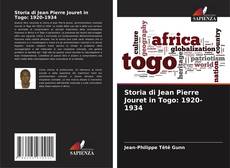 Portada del libro de Storia di Jean Pierre Jouret in Togo: 1920-1934