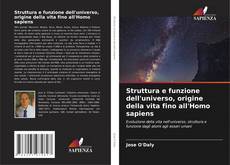 Buchcover von Struttura e funzione dell'universo, origine della vita fino all'Homo sapiens