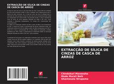 Capa do livro de EXTRACÇÃO DE SÍLICA DE CINZAS DE CASCA DE ARROZ 