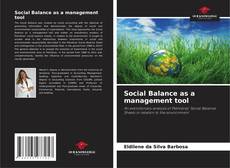 Capa do livro de Social Balance as a management tool 