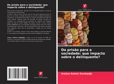 Da prisão para a sociedade: que impacto sobre o delinquente? kitap kapağı