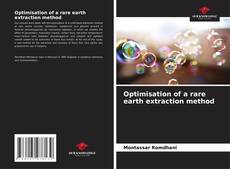 Capa do livro de Optimisation of a rare earth extraction method 