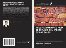 Capa do livro de RECOMENDACIONES PARA EL ESTUDIO DEL EFECTO DE LAS SALES 