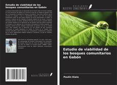 Capa do livro de Estudio de viabilidad de los bosques comunitarios en Gabón 
