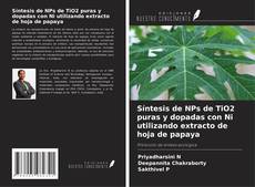 Buchcover von Síntesis de NPs de TiO2 puras y dopadas con Ni utilizando extracto de hoja de papaya