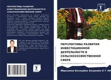 Couverture de ПЕРСПЕКТИВЫ РАЗВИТИЯ ИНВЕСТИЦИОННОЙ ДЕЯТЕЛЬНОСТИ В СЕЛЬСКОХОЗЯЙСТВЕННОЙ СФЕРЕ