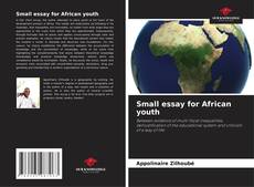 Bookcover of Small essay for African youth