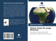 Copertina di Kleiner Essay für junge Afrikaner